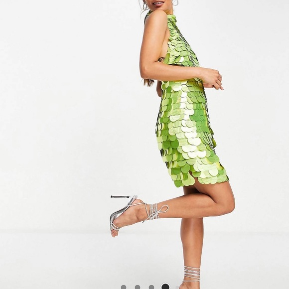 Sequin backless ASOS dress - Picture 2 of 6